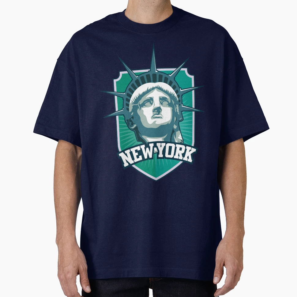 New York Badge T-Shirt - Fun Novelty Design Men Women - T-Shirt, Sweatshirt, Hoodie