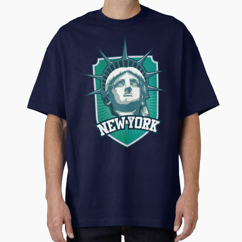 New York Badge T-Shirt - Fun Novelty Design Men Women - T-Shirt, Sweatshirt, Hoodie