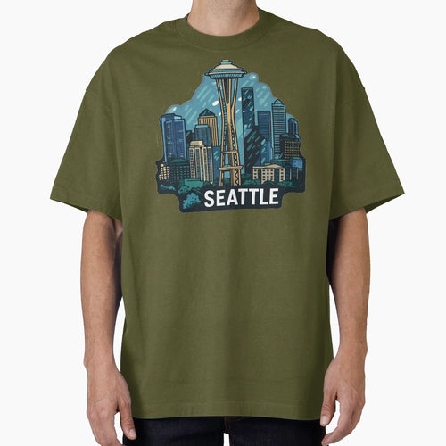 Seattle Rain City T-Shirt - Trendy Graphic Men Women - T-Shirt, Sweatshirt, Hoodie