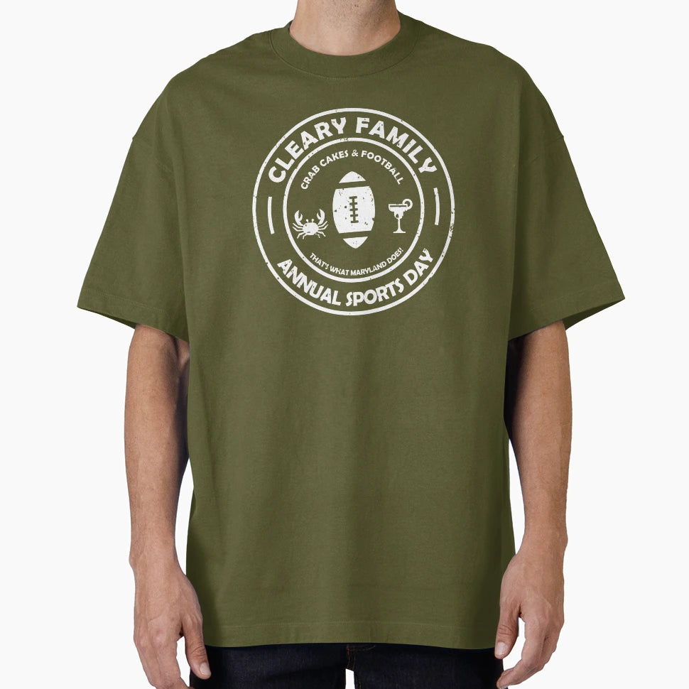 Cleary Family Football T-Shirt - Graphic Print Unisex - T-Shirt, Sweatshirt, Hoodie