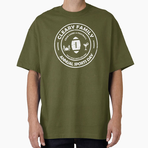 Cleary Family Football T-Shirt - Graphic Print Unisex - T-Shirt, Sweatshirt, Hoodie