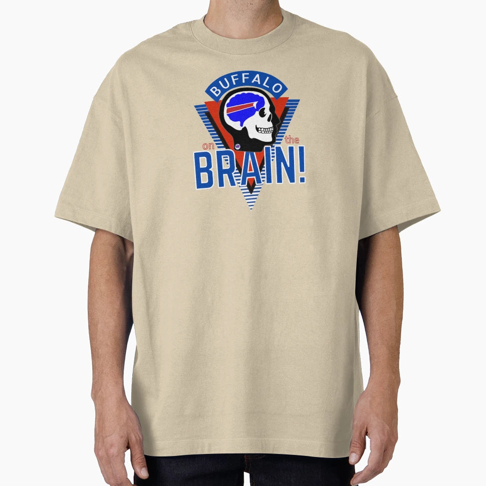 Buffalo Brain T-Shirt - Graphic Print Men Women - T-Shirt, Sweatshirt, Hoodie