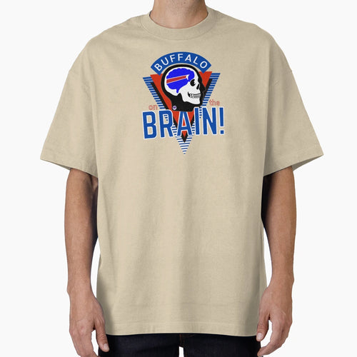 Buffalo Brain T-Shirt - Graphic Print Men Women - T-Shirt, Sweatshirt, Hoodie