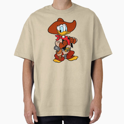 Donald Duck Cowboy T-Shirt - Unique Graphic for Adults - T-Shirt, Sweatshirt, Hoodie