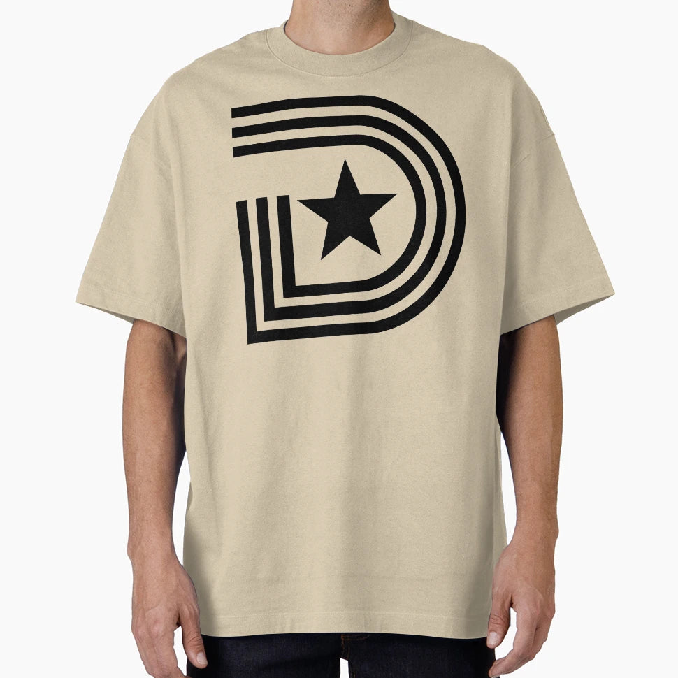 D Town Black Star T-Shirt - Novelty Apparel Unisex - T-Shirt, Sweatshirt, Hoodie
