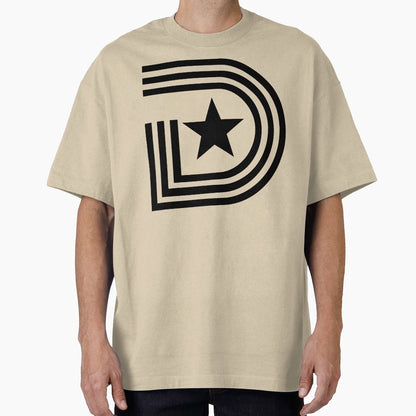 D Town Black Star T-Shirt - Novelty Apparel Unisex - T-Shirt, Sweatshirt, Hoodie