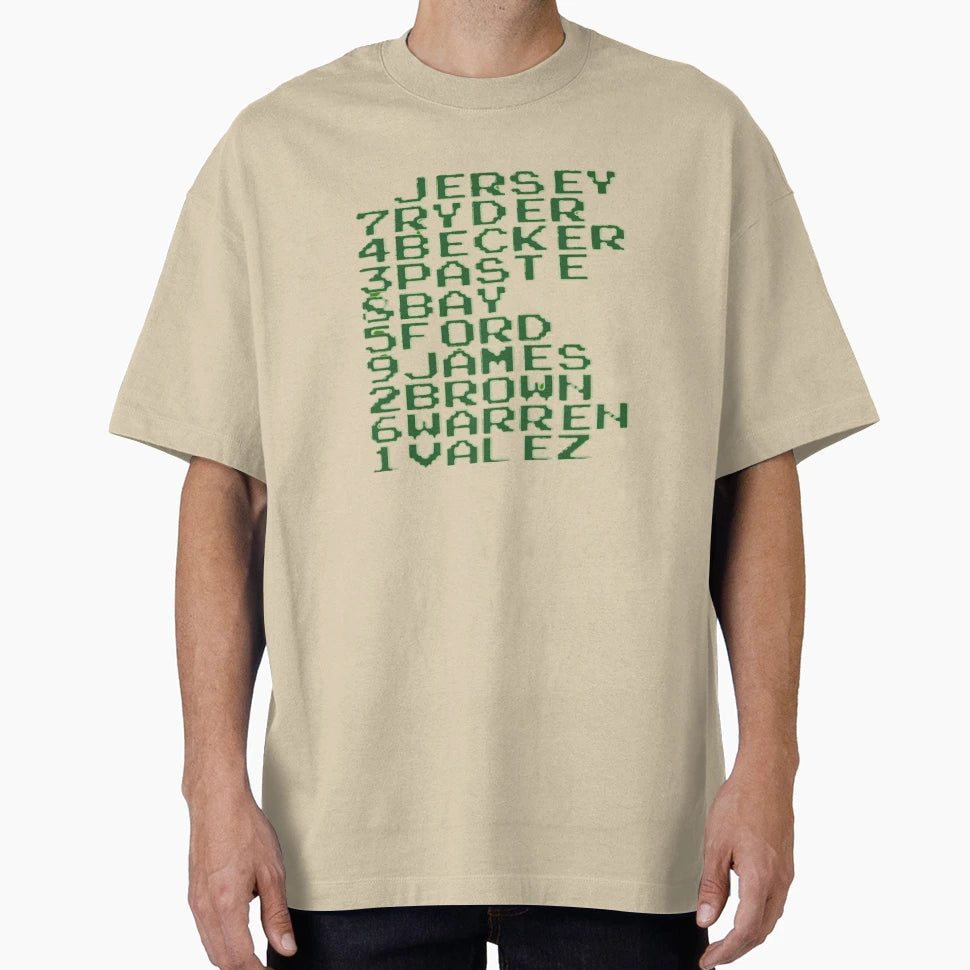 Jersey Starting Lineup T-Shirt - Unique Graphic for Adults - T-Shirt, Sweatshirt, Hoodie