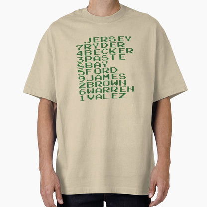 Jersey Starting Lineup T-Shirt - Unique Graphic for Adults - T-Shirt, Sweatshirt, Hoodie