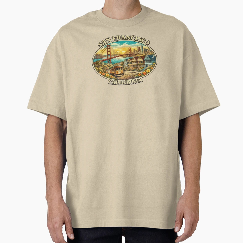 San Francisco T-Shirt - Minimalist Print for Adults - T-Shirt, Sweatshirt, Hoodie
