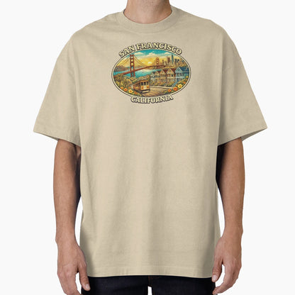 San Francisco T-Shirt - Minimalist Print for Adults - T-Shirt, Sweatshirt, Hoodie