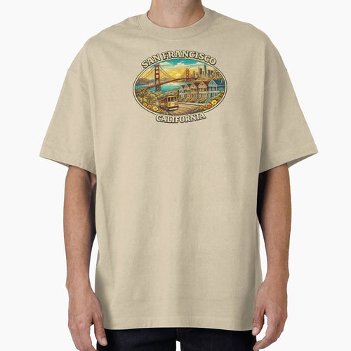 San Francisco T-Shirt - Minimalist Print for Adults - T-Shirt, Sweatshirt, Hoodie