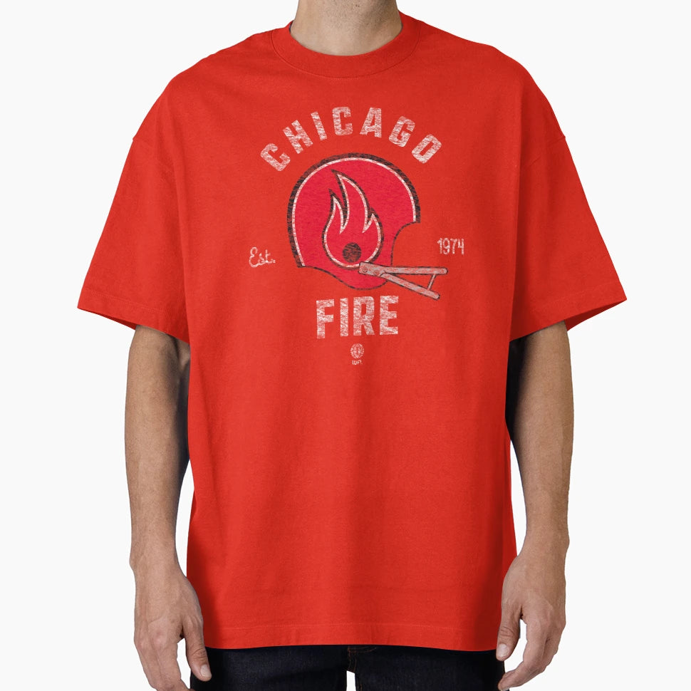 Defunct Series Chacago Fire T-Shirt - Minimalist Print for Adults - T-Shirt, Sweatshirt, Hoodie