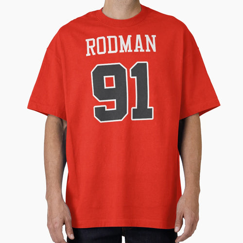 Dennis Rodman 91 Bulls T-Shirt - Custom Art Print for Adults - T-Shirt, Sweatshirt, Hoodie