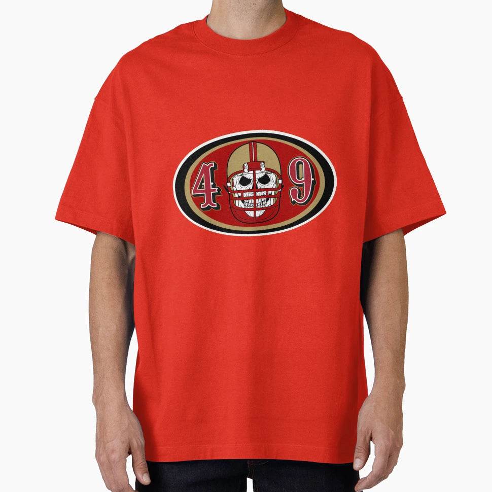 49Ers Skull T-Shirt - Fun Novelty Design Unisex - T-Shirt, Sweatshirt, Hoodie