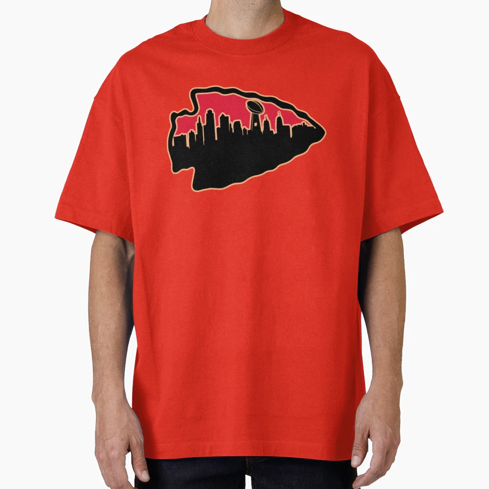 Kansas City Chiefs Arrowhead Kc T-Shirt - Fun Novelty Design Unisex - T-Shirt, Sweatshirt, Hoodie