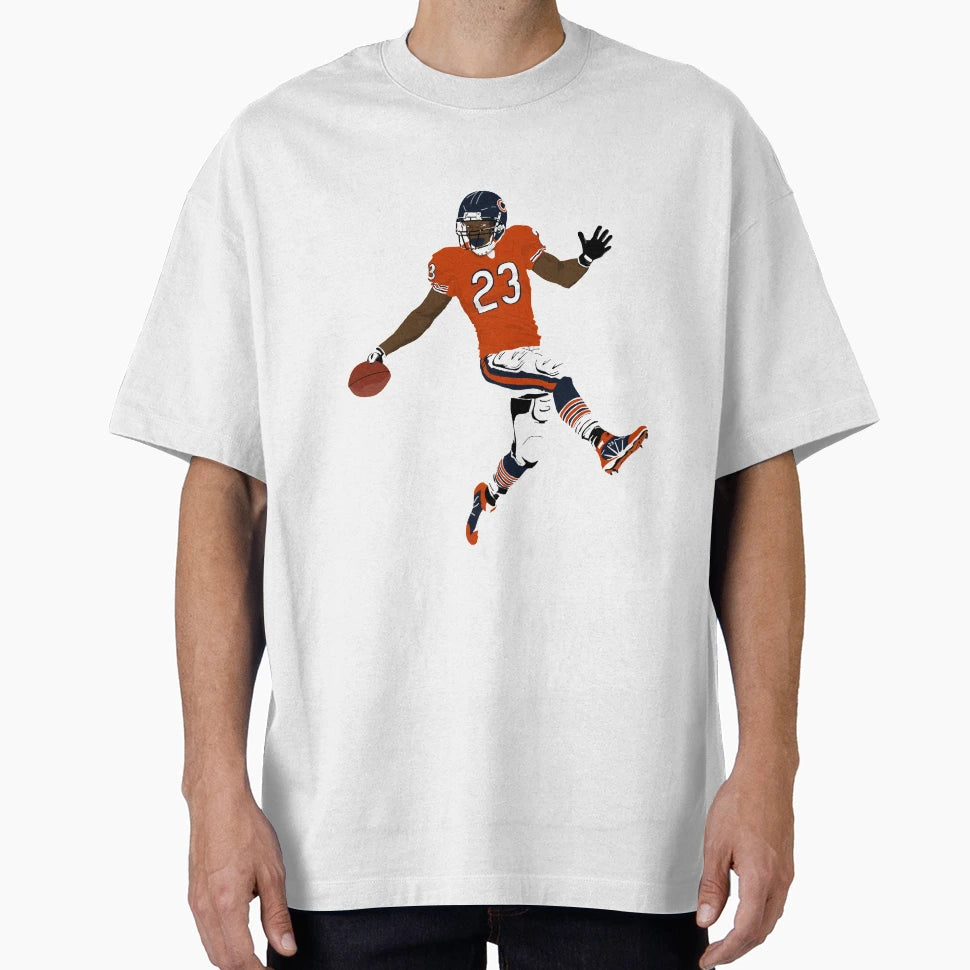 Devin Hester High Step Drawing T-Shirt - Unique Graphic for Adults - T-Shirt, Sweatshirt, Hoodie