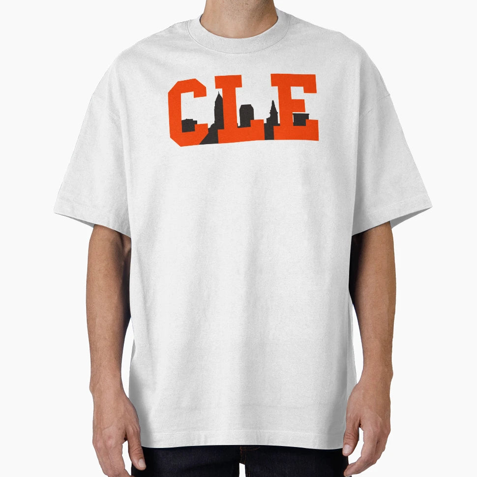 Cle Skyline Browns T-Shirt - Unique Graphic Unisex - T-Shirt, Sweatshirt, Hoodie