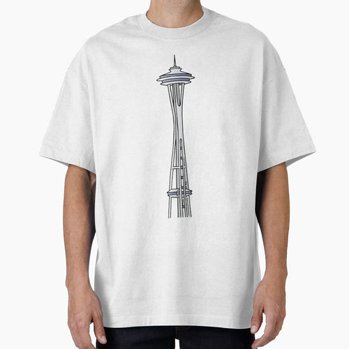 Space Needle Seattle T-Shirt - Minimalist Print Unisex - T-Shirt, Sweatshirt, Hoodie