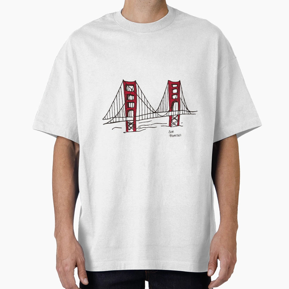 San Francisco T-Shirt - Custom Art Print Men Women - T-Shirt, Sweatshirt, Hoodie