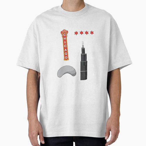 Chicago Landmark T-Shirt - Unique Graphic Unisex - T-Shirt, Sweatshirt, Hoodie