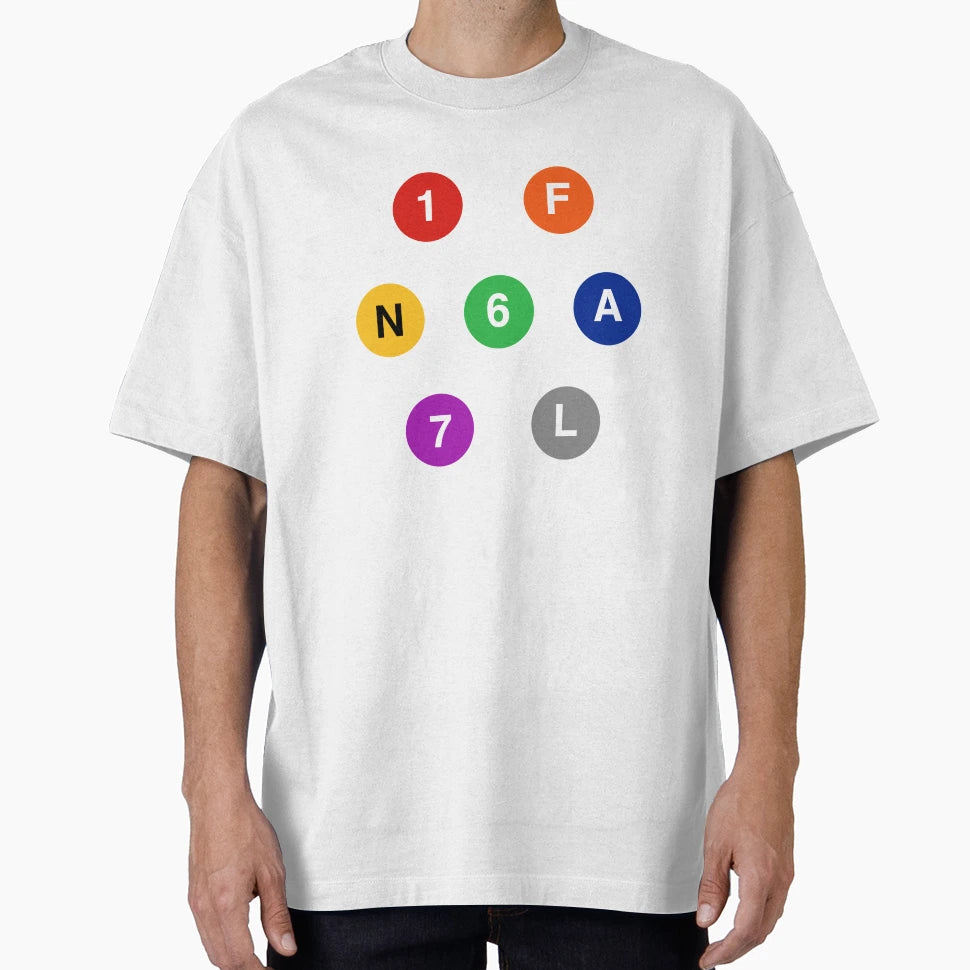 New York City Mta Subway Lines T-Shirt - Casual Everyday Wear Unisex - T-Shirt, Sweatshirt, Hoodie