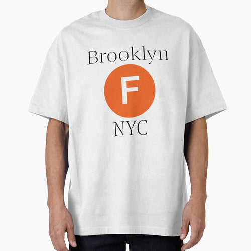 Brooklyn F Train Nyc T-Shirt - Custom Art Print Unisex - T-Shirt, Sweatshirt, Hoodie