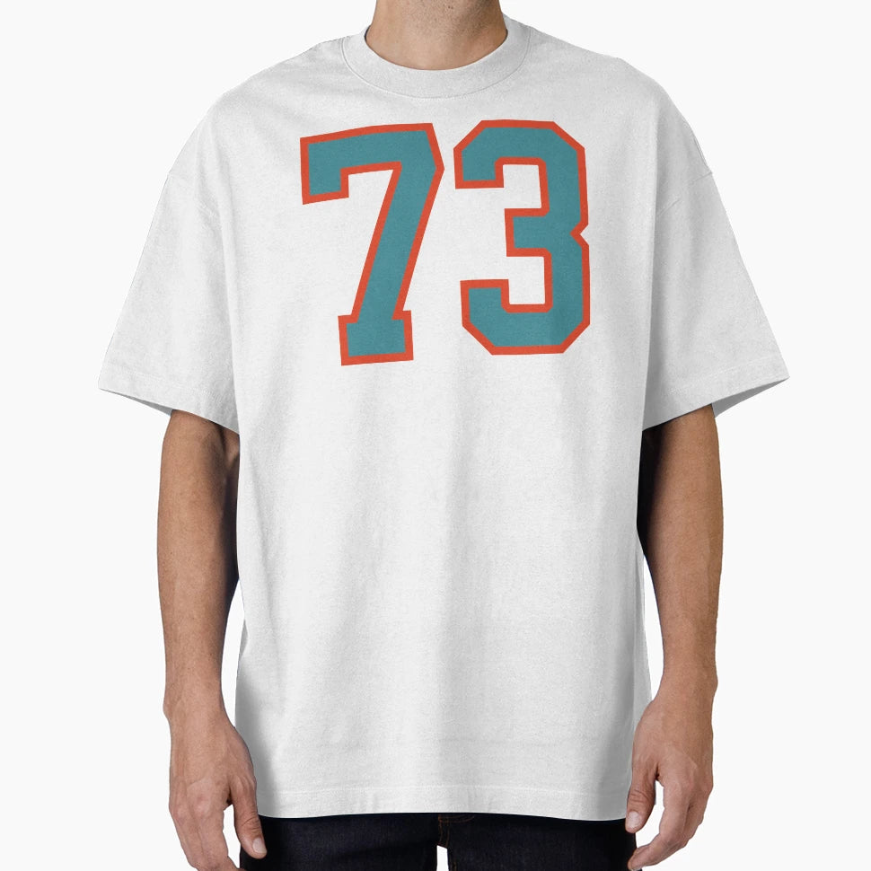 73 Number Aqua Orange Lucky Sports T-Shirt - Streetwear Style Unisex - T-Shirt, Sweatshirt, Hoodie