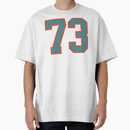 73 Number Aqua Orange Lucky Sports T-Shirt - Streetwear Style Unisex - T-Shirt, Sweatshirt, Hoodie