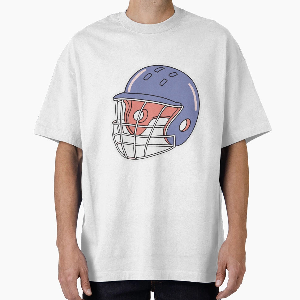 Baseball Catcher Protective Helmet T-Shirt - Novelty Apparel Unisex - T-Shirt, Sweatshirt, Hoodie