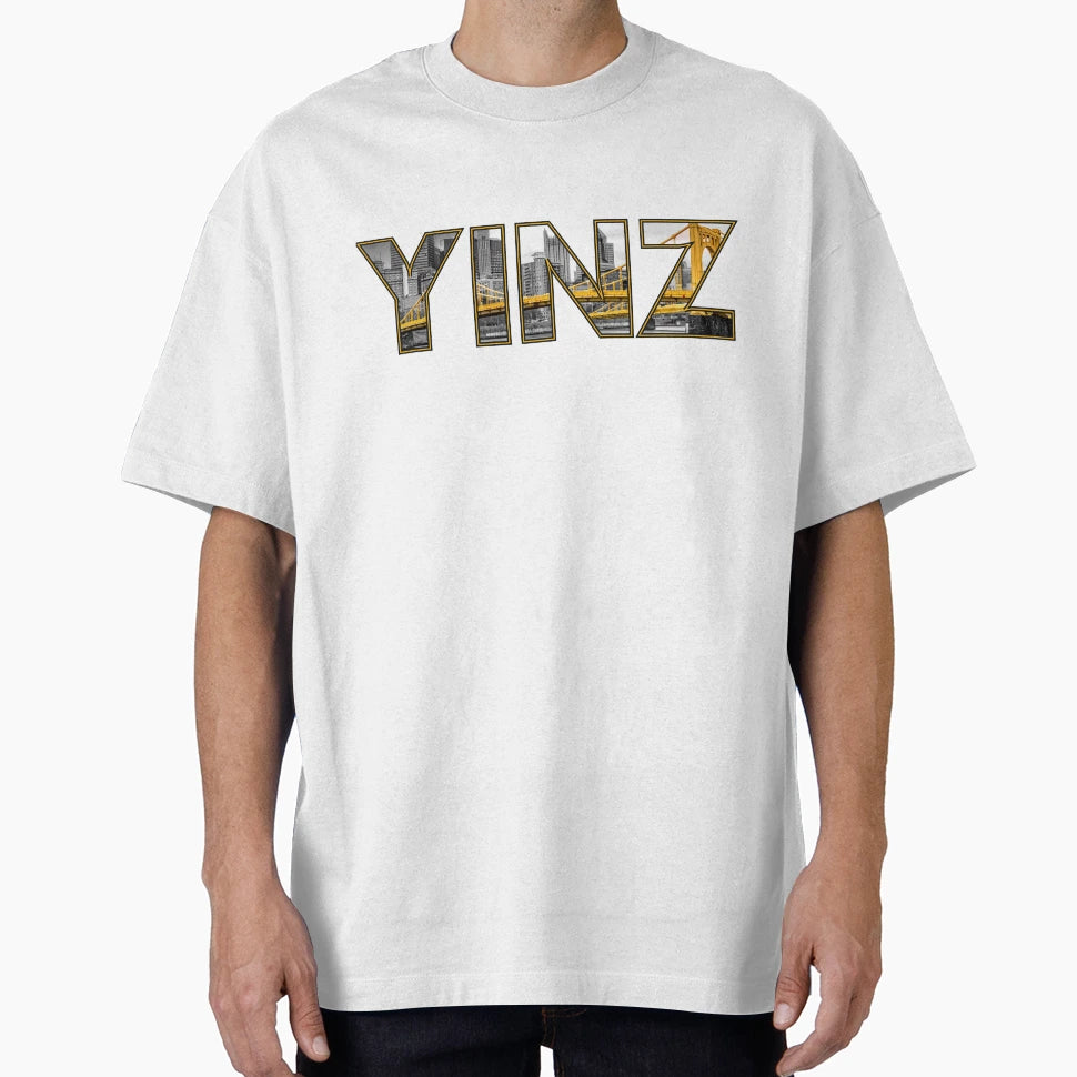 Yinz Pittsburgh Skyline T-Shirt - Custom Art Print Unisex - T-Shirt, Sweatshirt, Hoodie