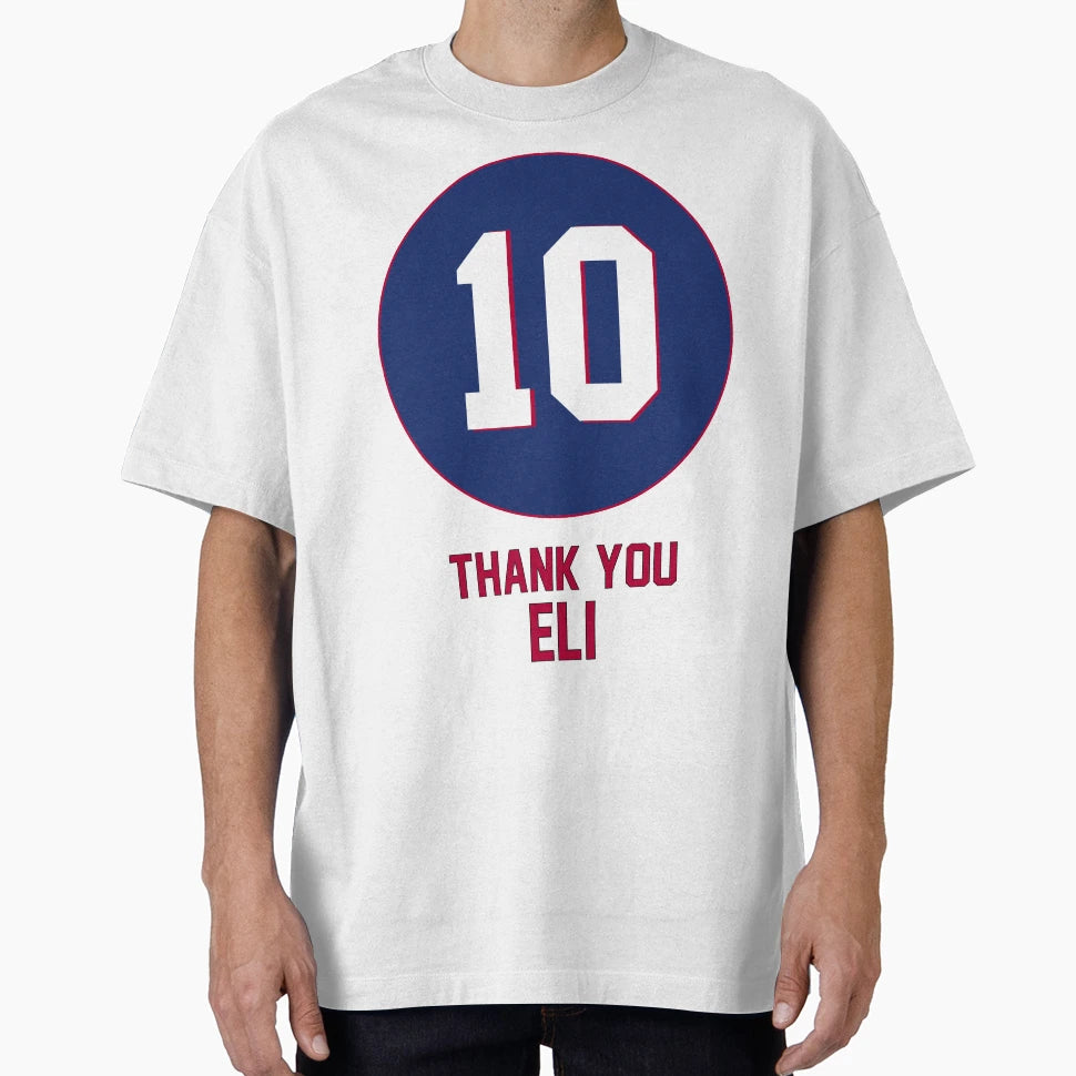 Eli Manning Thank You Eli New York T-Shirt - Trendy Graphic Men Women - T-Shirt, Sweatshirt, Hoodie