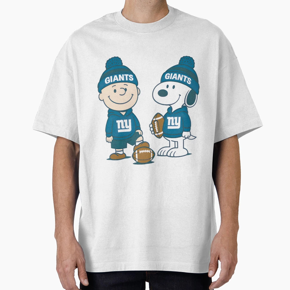 Ny Football Fanatics Cartoon Pals T-Shirt - Trendy Graphic Unisex - T-Shirt, Sweatshirt, Hoodie
