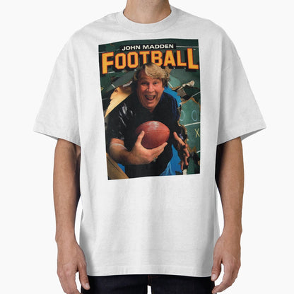John Madden Football T-Shirt - Minimalist Print for Adults - T-Shirt, Sweatshirt, Hoodie