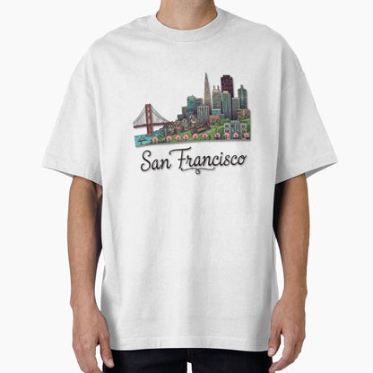 San Francisco California T-Shirt - Streetwear Style Men Women - T-Shirt, Sweatshirt, Hoodie