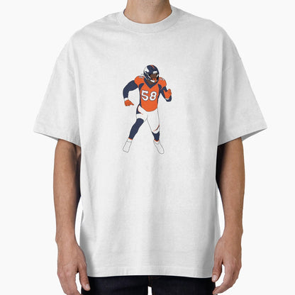 Denver Broncos Von Miller T-Shirt - Aesthetic Graphic for Adults - T-Shirt, Sweatshirt, Hoodie