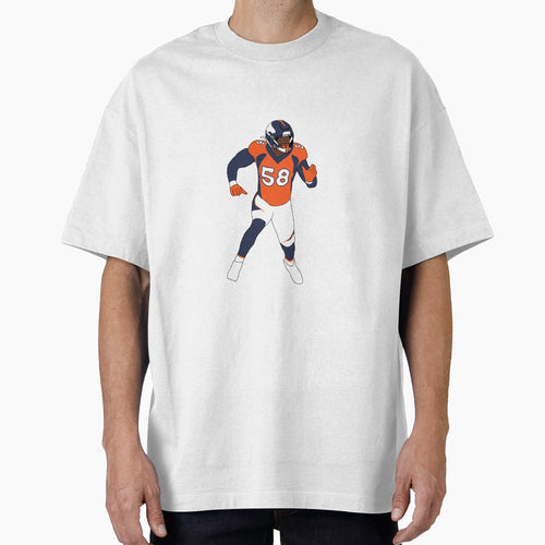 Denver Broncos Von Miller T-Shirt - Aesthetic Graphic for Adults - T-Shirt, Sweatshirt, Hoodie