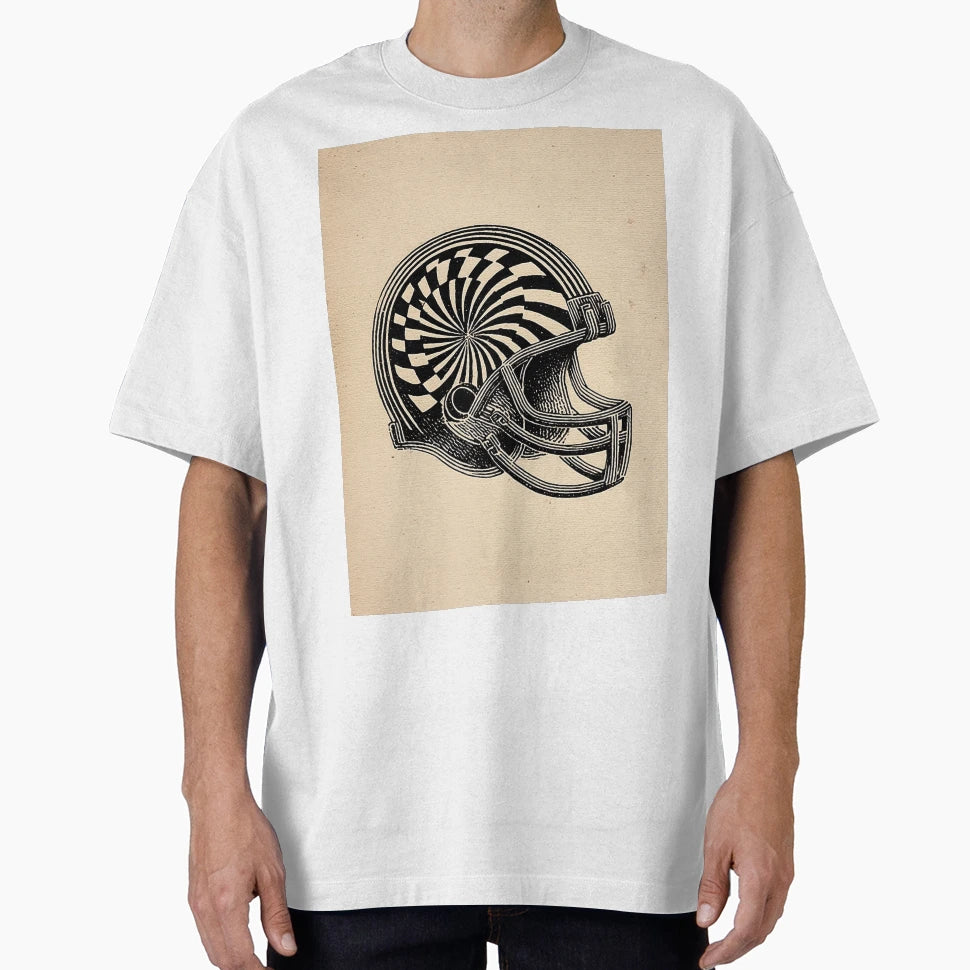 Football Helmet T-Shirt - Novelty Apparel Men Women - T-Shirt, Sweatshirt, Hoodie