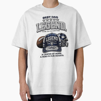 Legend Navy And Silver Baseball Cap T-Shirt - Fun Novelty Design Men Women - T-Shirt, Sweatshirt, Hoodie