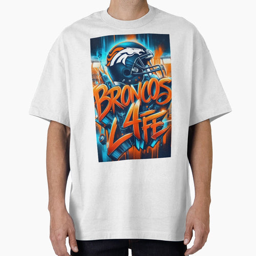 Broncos 4 Life T-Shirt - Unique Graphic for Adults - T-Shirt, Sweatshirt, Hoodie
