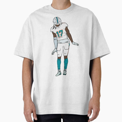 Jaylen Waddle Celebration T-Shirt - Graphic Print for Adults - T-Shirt, Sweatshirt, Hoodie