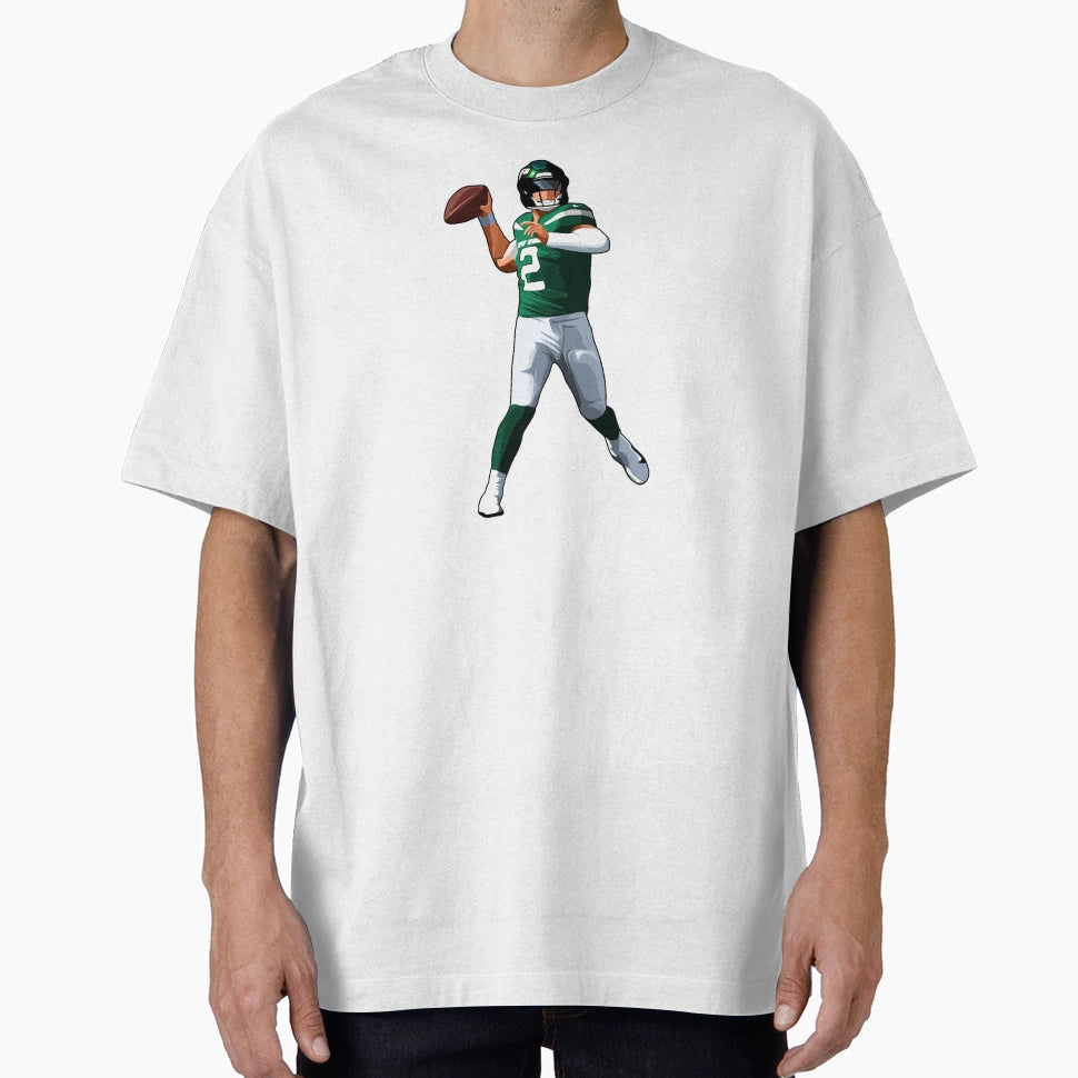 Zach Wilson 2 Throw Pass T-Shirt - Aesthetic Graphic Unisex - T-Shirt, Sweatshirt, Hoodie