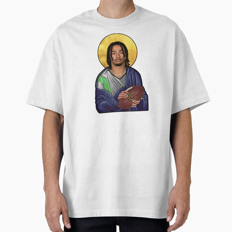 Saint Jaxon Smith Njigba Seattle T-Shirt - Unique Graphic Men Women - T-Shirt, Sweatshirt, Hoodie