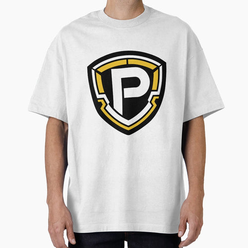 Illustration Letter P Esports Shield Logo T-Shirt - Unique Graphic Unisex - T-Shirt, Sweatshirt, Hoodie