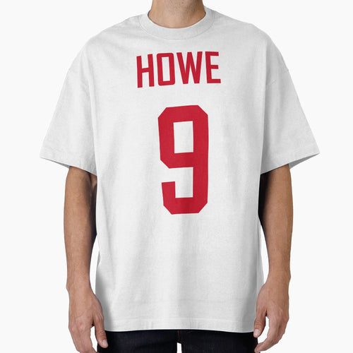 Howe Red Wings Home White Red Lettering T-Shirt - Graphic Print for Adults - T-Shirt, Sweatshirt, Hoodie