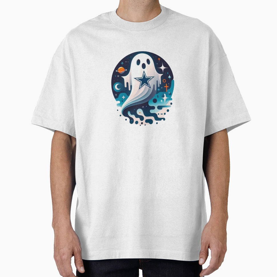 Dallas Cowboys Ghostly Halloween Fan T-Shirt - Unique Graphic Men Women - T-Shirt, Sweatshirt, Hoodie