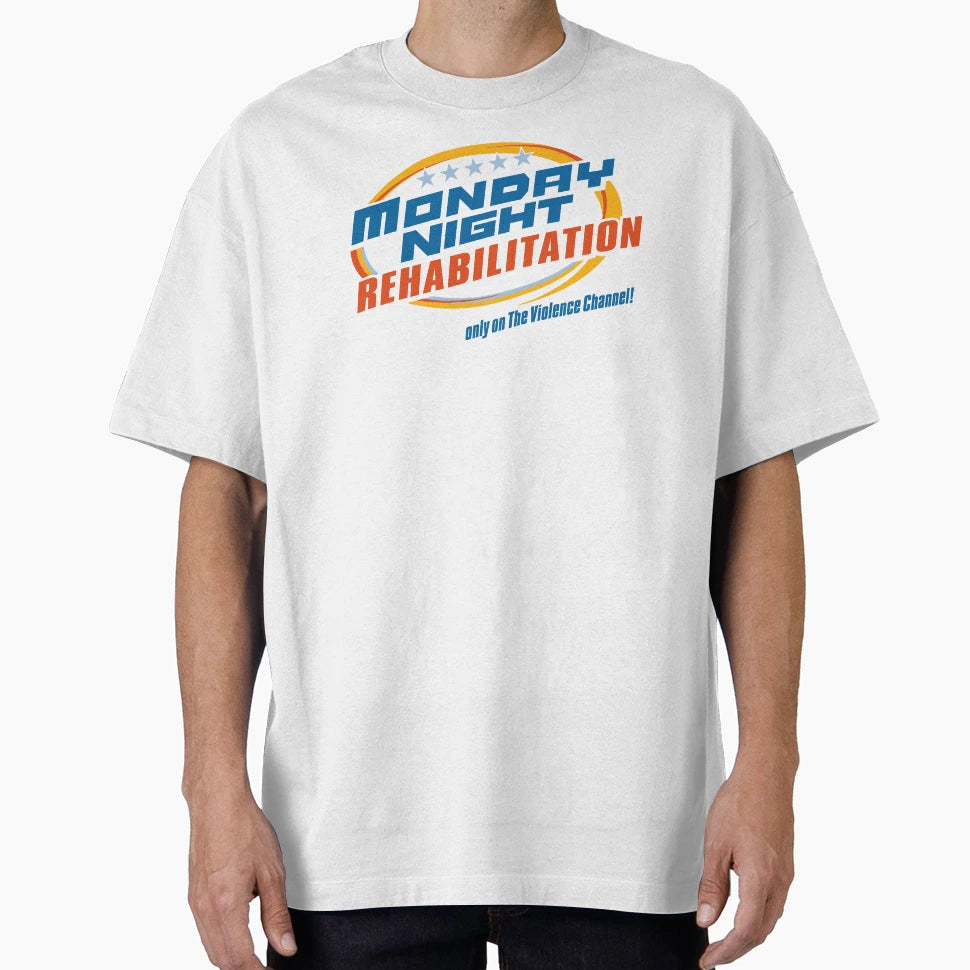 Monday Night Rehabilitation T-Shirt - Trendy Graphic for Adults - T-Shirt, Sweatshirt, Hoodie