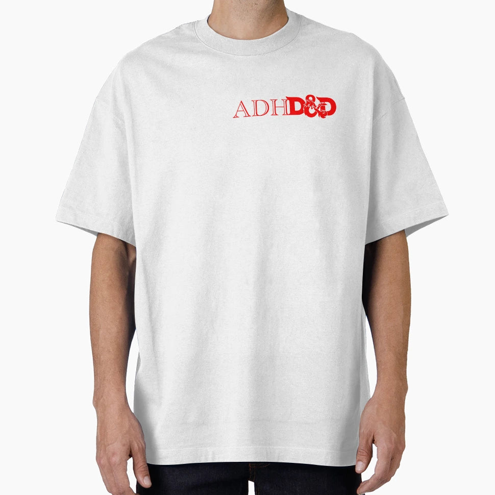 Adhd D All Red T-Shirt - Streetwear Style for Adults - T-Shirt, Sweatshirt, Hoodie