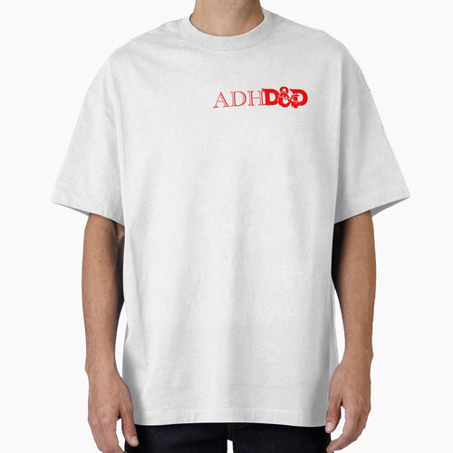 Adhd D All Red T-Shirt - Streetwear Style for Adults - T-Shirt, Sweatshirt, Hoodie