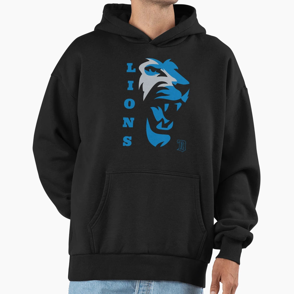 Detroit Lions Hoodie - Unique Graphic Unisex - T-Shirt, Sweatshirt, Hoodie