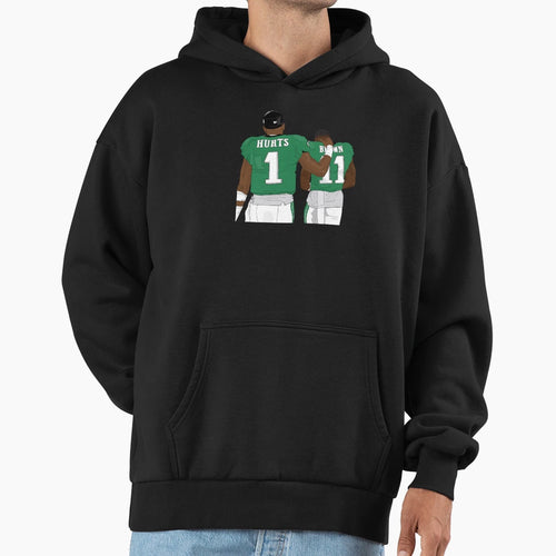 Hurts Aj Brown Hoodie - Trendy Graphic Men Women - T-Shirt, Sweatshirt, Hoodie